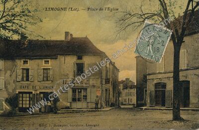 Carte postale ancienne Limogne — Limogne-en-Quercy (Lot)