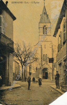 Carte postale ancienne Limogne — Limogne-en-Quercy (Lot)