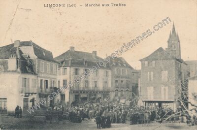 Carte postale ancienne Limogne — Limogne-en-Quercy (Lot)