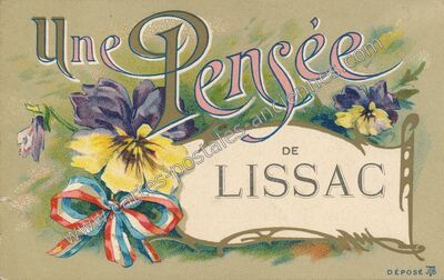 Carte postale ancienne Lissac — Lissac-et-Mouret (Lot)