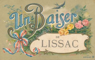Carte postale ancienne Lissac — Lissac-et-Mouret (Lot)