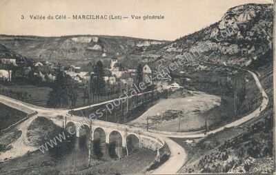 Carte postale ancienne Marcilhac — Marcilhac-sur-Célé (Lot)