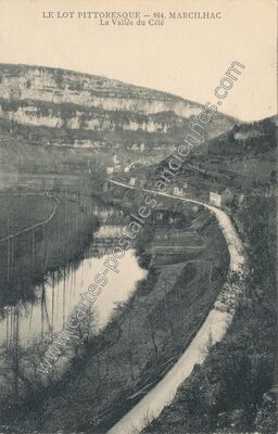 Carte postale ancienne Marcilhac — Marcilhac-sur-Célé (Lot)