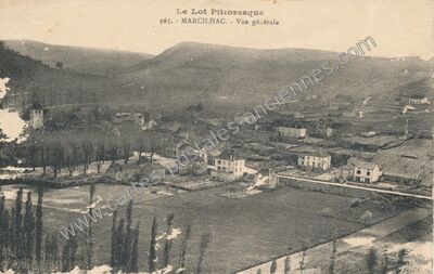 Carte postale ancienne Marcilhac — Marcilhac-sur-Célé (Lot)