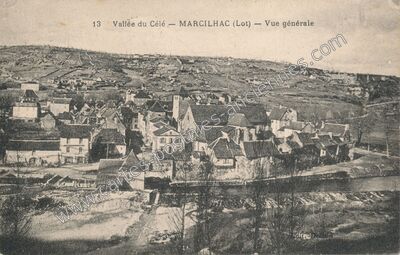 Carte postale ancienne Marcilhac — Marcilhac-sur-Célé (Lot)