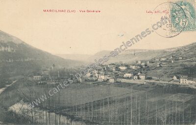 Carte postale ancienne Marcilhac — Marcilhac-sur-Célé (Lot)