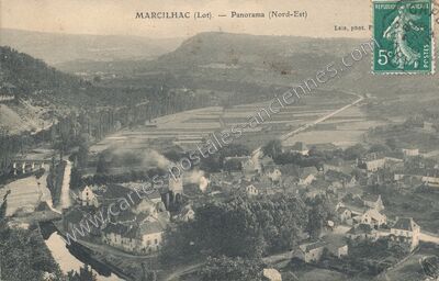 Carte postale ancienne Marcilhac — Marcilhac-sur-Célé (Lot)