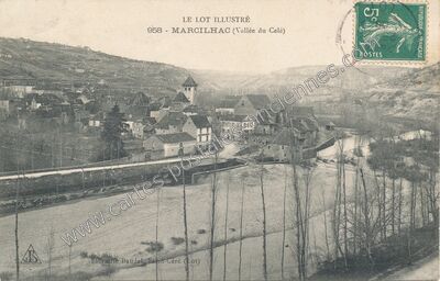Carte postale ancienne Marcilhac — Marcilhac-sur-Célé (Lot)