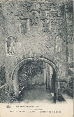 Carte postale ancienne Marcilhac — Marcilhac-sur-Célé (Lot)