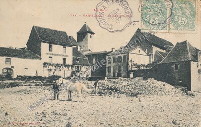 Carte postale ancienne Marcilhac — Marcilhac-sur-Célé (Lot)