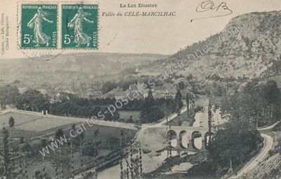 Carte postale ancienne Marcilhac — Marcilhac-sur-Célé (Lot)