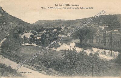 Carte postale ancienne Marcilhac — Marcilhac-sur-Célé (Lot)