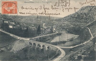 Carte postale ancienne Marcilhac — Marcilhac-sur-Célé (Lot)