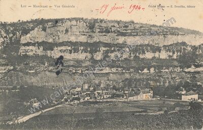 Carte postale ancienne Marcilhac — Marcilhac-sur-Célé (Lot)