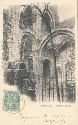 Carte postale ancienne Marcilhac — Marcilhac-sur-Célé (Lot)