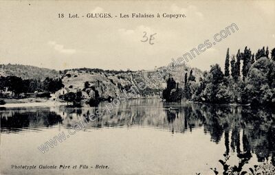 Carte postale ancienne Copeyre — Martel (Lot)
