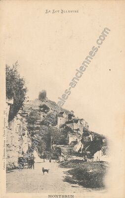 Carte postale ancienne Le Lot Illustré — Montbrun (Lot)