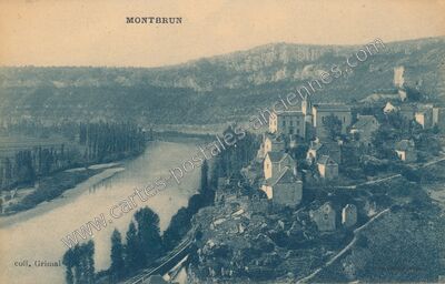 Carte postale ancienne Montbrun — Montbrun (Lot)