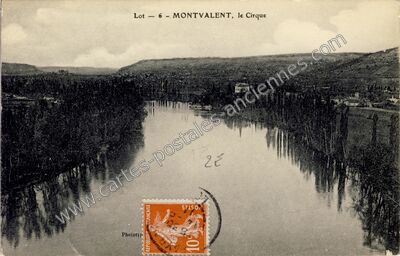 Carte postale ancienne Le Cirque — Montvalent (Lot)