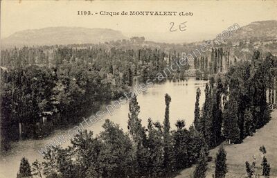 Carte postale ancienne Cirque de Montvalent — Montvalent (Lot)