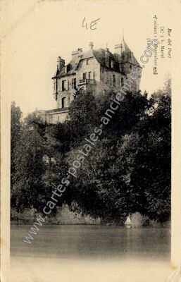 Carte postale ancienne Roc del Port — Montvalent (Lot)