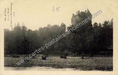Carte postale ancienne Roc del Port — Montvalent (Lot)