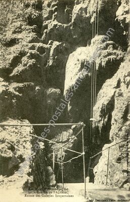Carte postale ancienne Gouffre de Padirac — Padirac (Lot)