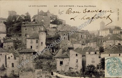 Carte postale ancienne Vue de Puy-l'Évêque — Puy-l'Évêque (Lot)