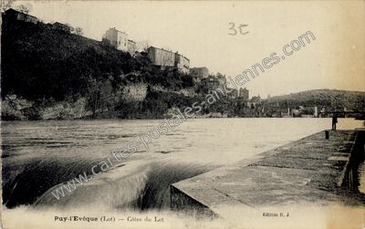 Carte postale ancienne Puy l'Eveque — Puy-l'Évêque (Lot)