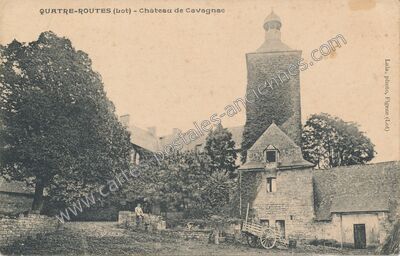 Carte postale ancienne Quatre Routes — Les Quatre-Routes-du-Lot (Lot)