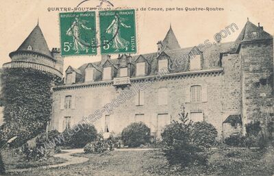 Carte postale ancienne Quatre Routes — Les Quatre-Routes-du-Lot (Lot)