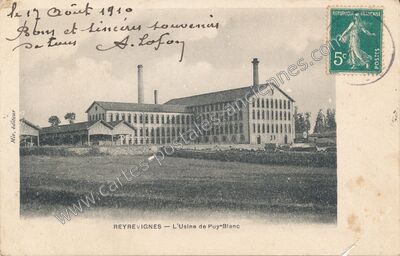 Carte postale ancienne Puy Blanc — Reyrevignes (Lot)
