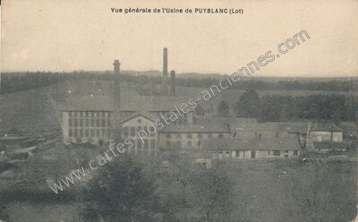 Carte postale ancienne Puy Blanc — Reyrevignes (Lot)