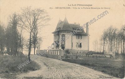 Carte postale ancienne Villa de la Tuilerie Mécanique du Quercy — Reyrevignes (Lot)