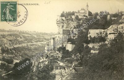 Carte postale ancienne Roc Amadour — Rocamadour (Lot)