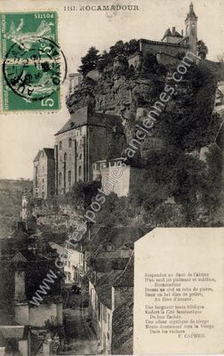 Carte postale ancienne Rocamadour — Rocamadour (Lot)