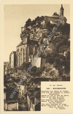 Carte postale ancienne Rocamadour — Rocamadour (Lot)