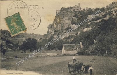 Carte postale ancienne Le Lot Pittoresque — Rocamadour (Lot)