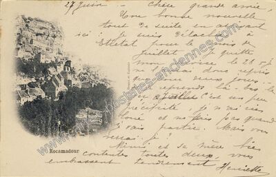 Carte postale ancienne Rocamadour — Rocamadour (Lot)