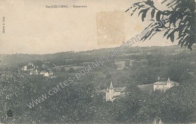 Carte postale ancienne Bezermes — Sainte-Colombe (Lot)