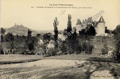 Carte postale ancienne Chateau de Montal — Saint-Jean-Lespinasse (Lot)
