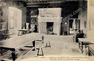 Carte postale ancienne Chateau de Montal — Saint-Jean-Lespinasse (Lot)