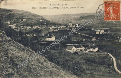 Carte postale ancienne St Pierre Toirac — Saint-Pierre-Toirac (Lot)