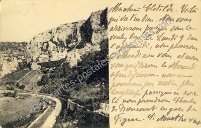 Carte postale ancienne St Sulpice — Saint-Sulpice (Lot)
