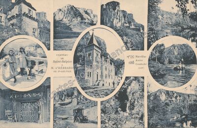 Carte postale ancienne Château de Saint-Sulpice — Saint-Sulpice (Lot)