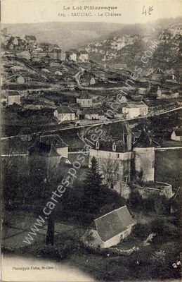 Carte postale ancienne Sauliac — Sauliac-sur-Célé (Lot)