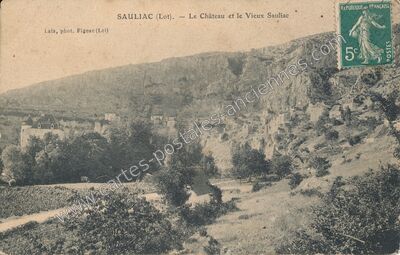 Carte postale ancienne Sauliac — Sauliac-sur-Célé (Lot)
