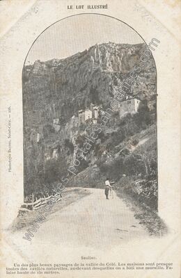 Carte postale ancienne Sauliac — Sauliac-sur-Célé (Lot)