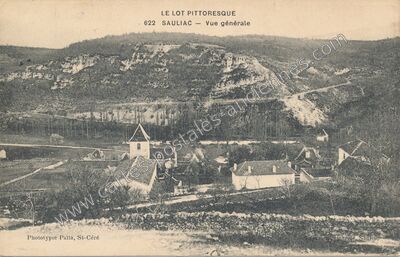 Carte postale ancienne Sauliac — Sauliac-sur-Célé (Lot)