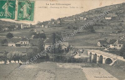 Carte postale ancienne Sauliac — Sauliac-sur-Célé (Lot)